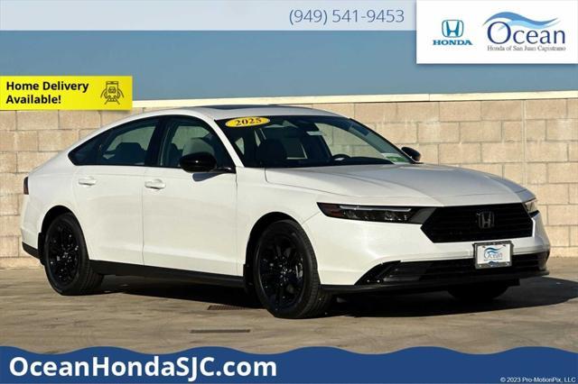 new 2025 Honda Accord car, priced at $32,110