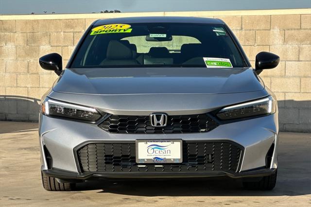 new 2025 Honda Civic car, priced at $27,545