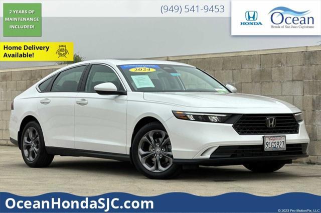 used 2024 Honda Accord car, priced at $27,188