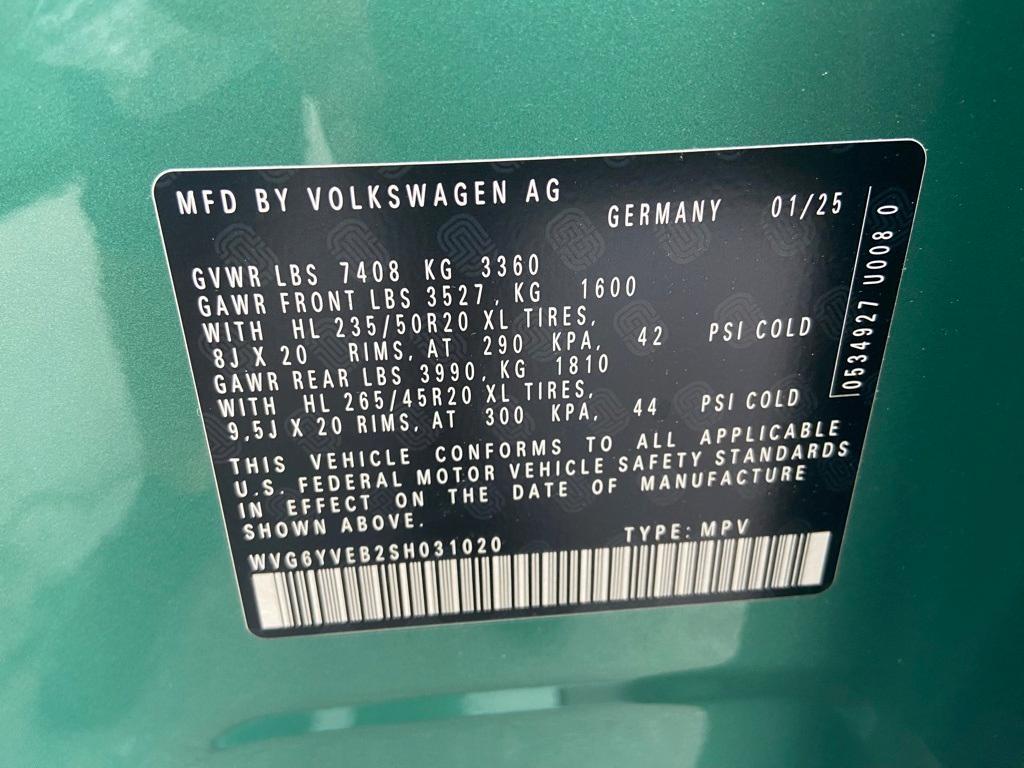 new 2025 Volkswagen ID. Buzz car, priced at $69,102