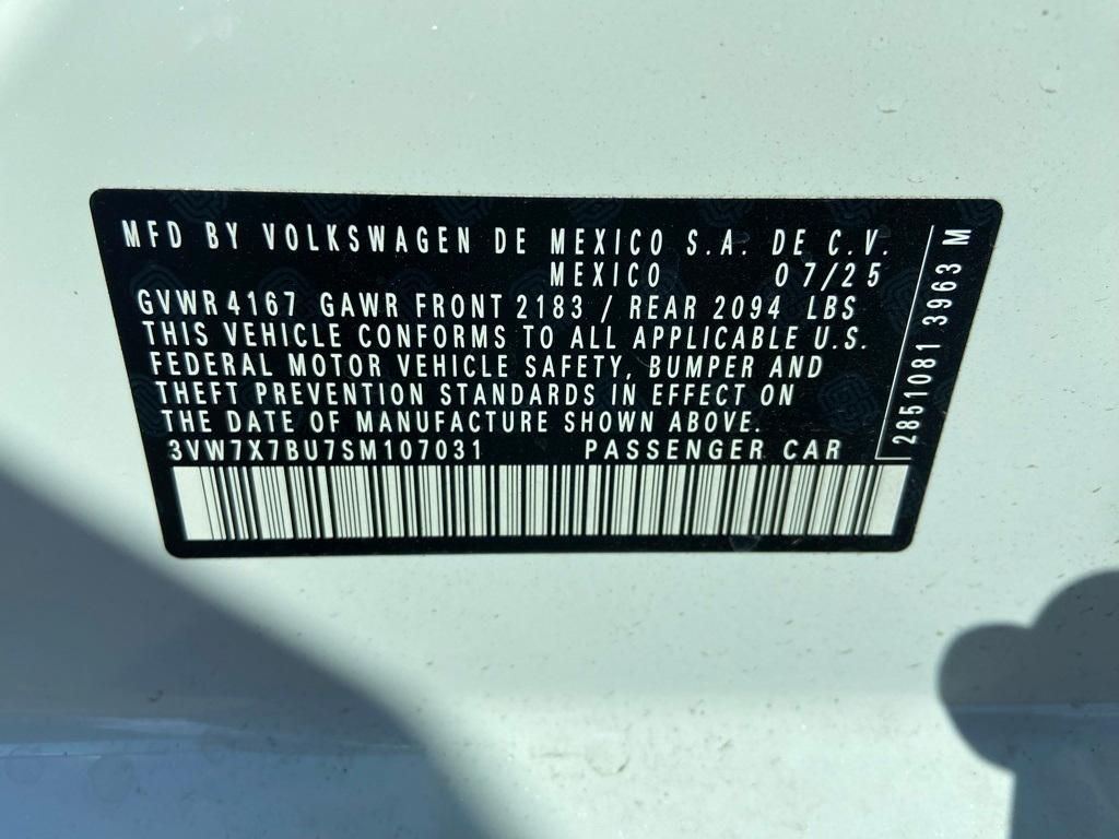 new 2025 Volkswagen Jetta car, priced at $28,269
