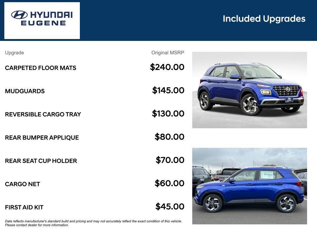 new 2026 Hyundai Venue car, priced at $24,584