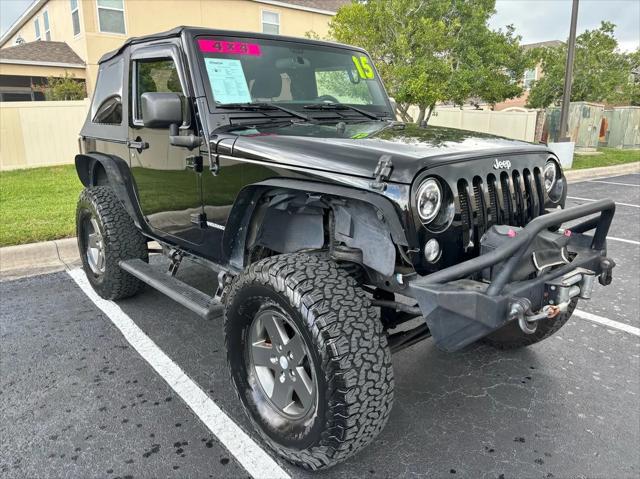 used 2015 Jeep Wrangler car, priced at $16,995