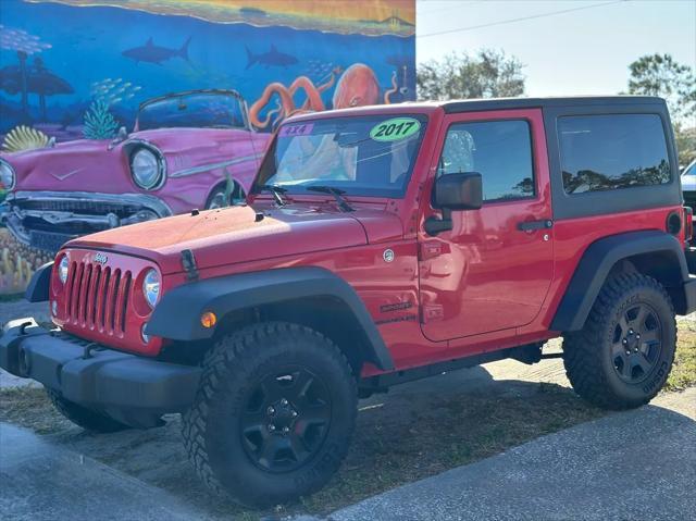 used 2017 Jeep Wrangler car, priced at $16,495