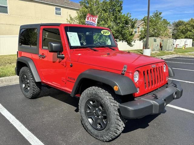 used 2017 Jeep Wrangler car, priced at $15,995