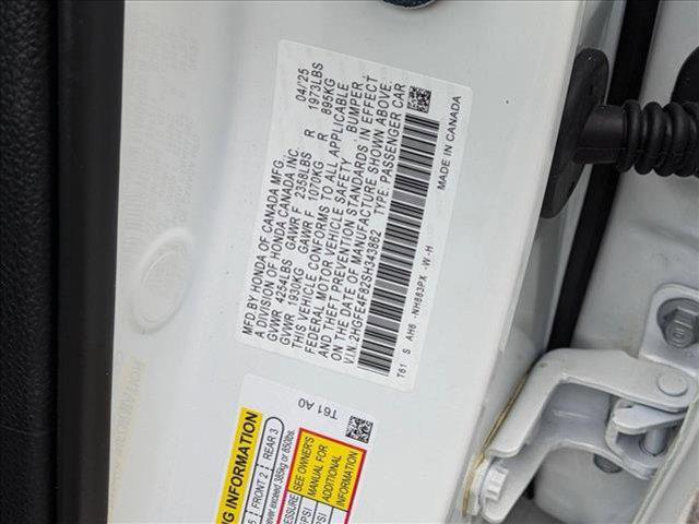 new 2025 Honda Civic Hybrid car, priced at $30,555