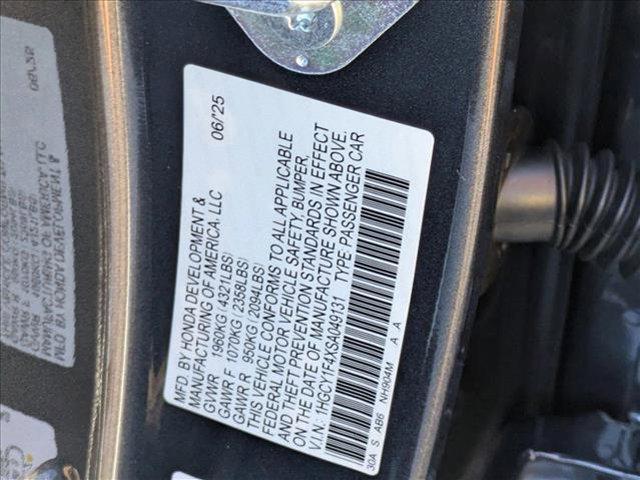 new 2025 Honda Accord car, priced at $31,710