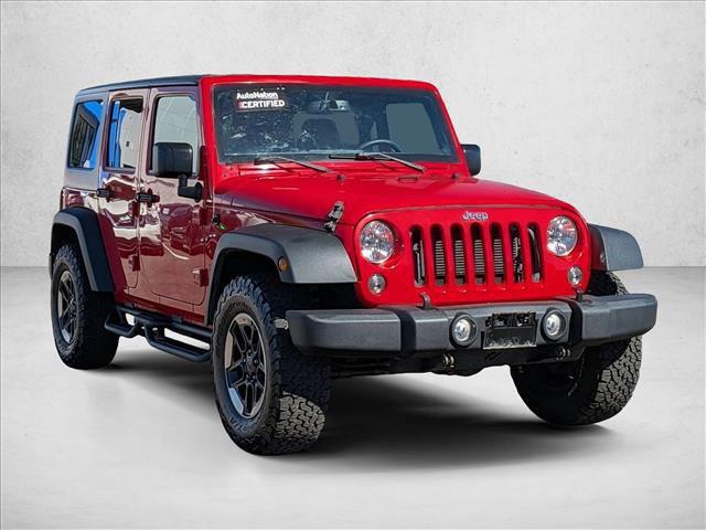 used 2018 Jeep Wrangler JK Unlimited car, priced at $19,387