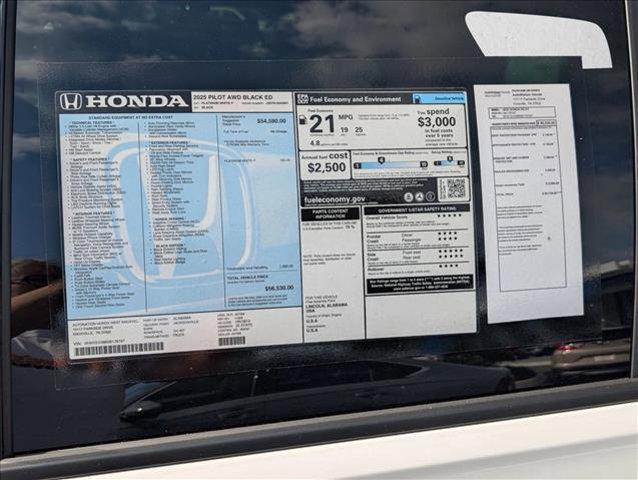 new 2025 Honda Pilot car, priced at $56,530