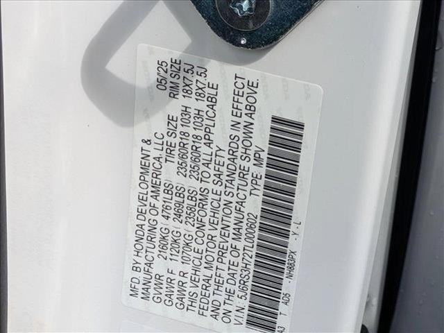 new 2026 Honda CR-V car, priced at $37,250