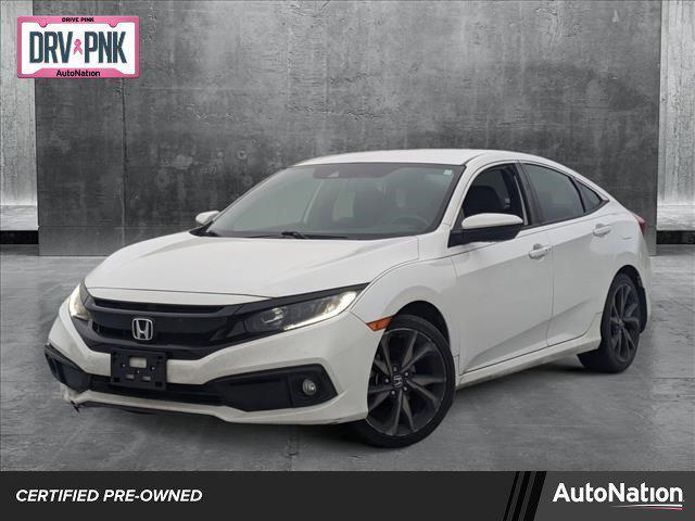 used 2019 Honda Civic car, priced at $20,987