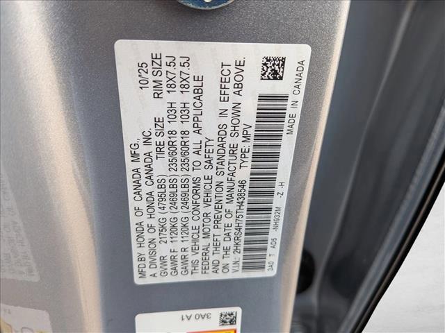 new 2026 Honda CR-V car, priced at $38,350