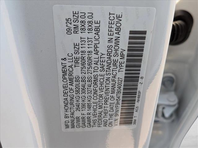 new 2026 Honda Passport car, priced at $50,655