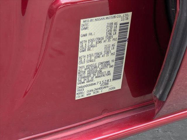 used 2017 Nissan Frontier car, priced at $14,987