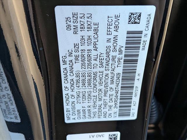 new 2026 Honda CR-V car, priced at $36,100