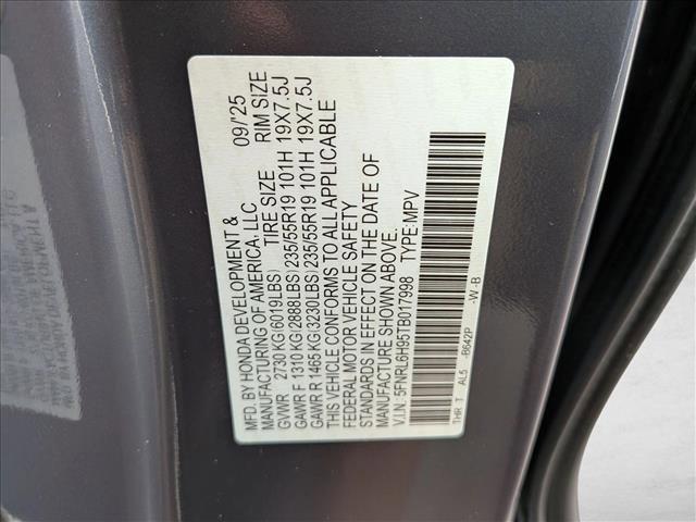 new 2026 Honda Odyssey car, priced at $53,190