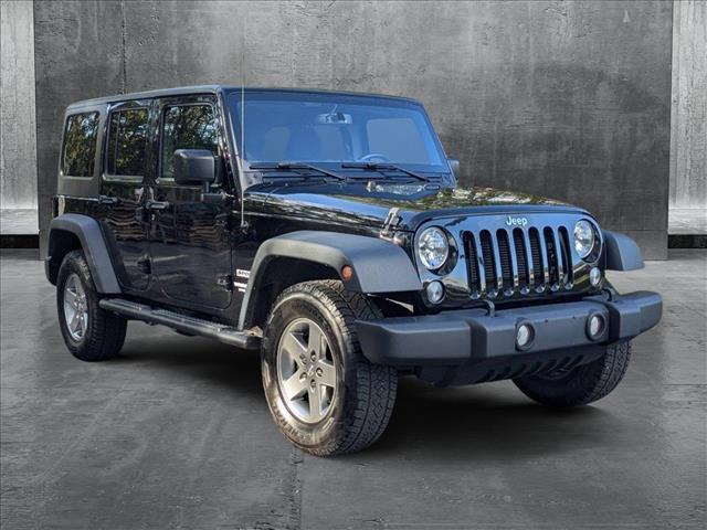 used 2016 Jeep Wrangler Unlimited car, priced at $18,587