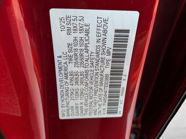 new 2026 Honda CR-V car, priced at $36,555