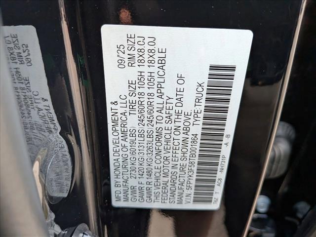 new 2026 Honda Ridgeline car, priced at $44,890