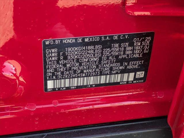 new 2025 Honda HR-V car, priced at $30,395