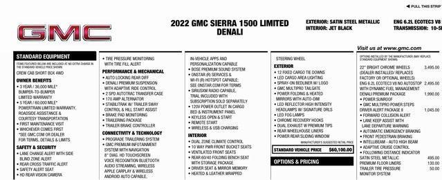 used 2022 GMC Sierra 1500 Limited car, priced at $48,985