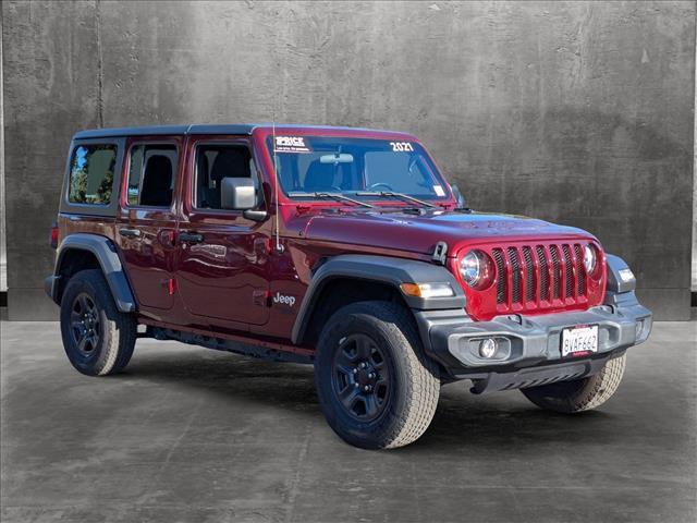 used 2021 Jeep Wrangler Unlimited car, priced at $32,955