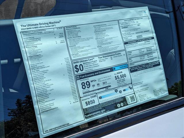 used 2024 BMW i5 car, priced at $80,999
