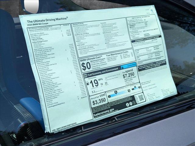 new 2025 BMW M2 car, priced at $80,625