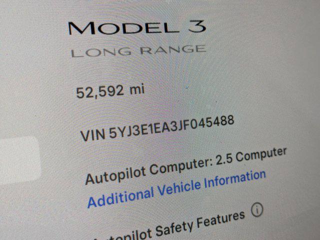 used 2018 Tesla Model 3 car, priced at $22,455