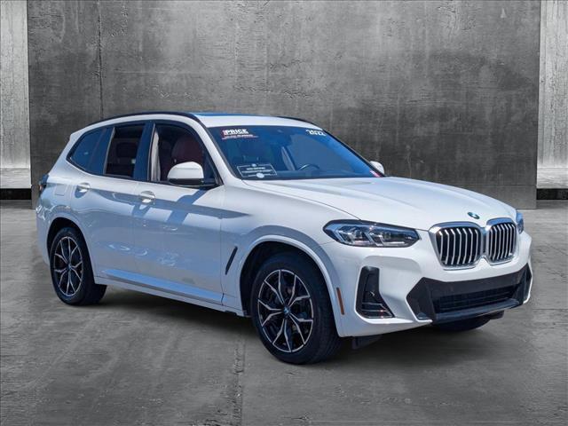 used 2022 BMW X3 car, priced at $34,995