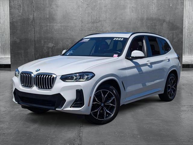 used 2022 BMW X3 car, priced at $34,995