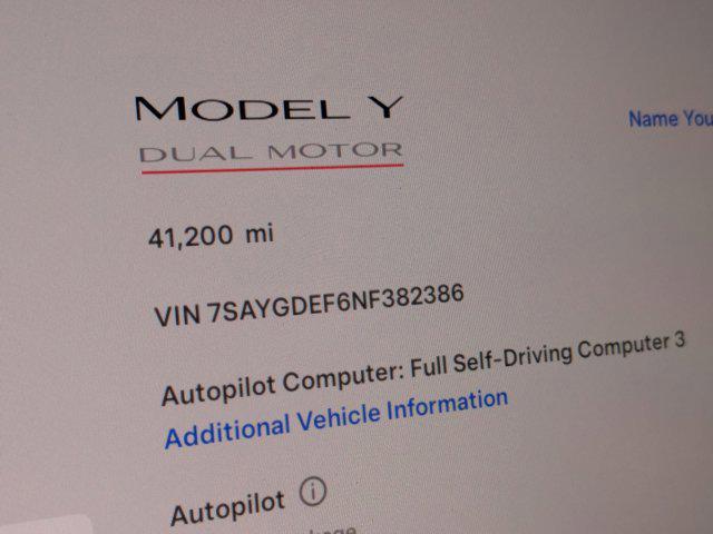 used 2022 Tesla Model Y car, priced at $29,455