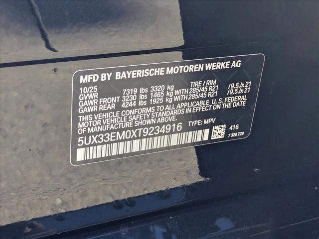 new 2026 BMW X7 car, priced at $123,450