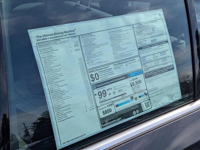 new 2025 BMW i5 car, priced at $74,755