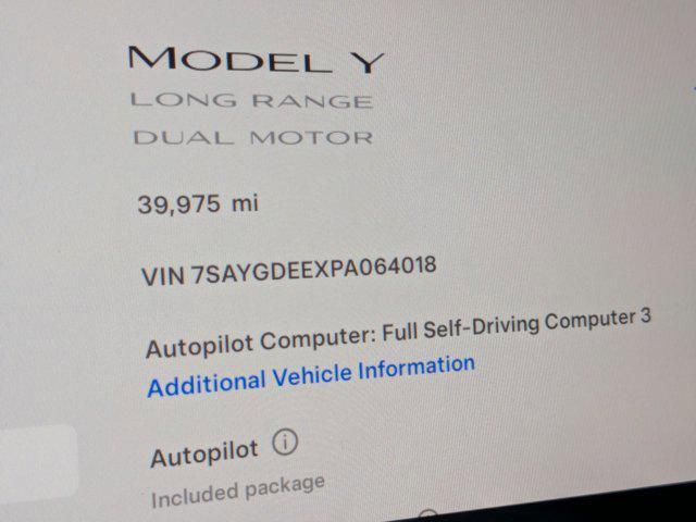 used 2023 Tesla Model Y car, priced at $29,955