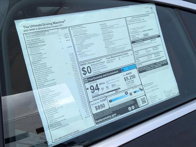 used 2025 BMW i4 Gran Coupe car, priced at $68,310