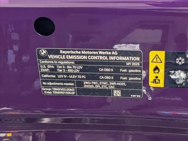 new 2026 BMW M4 car, priced at $107,525