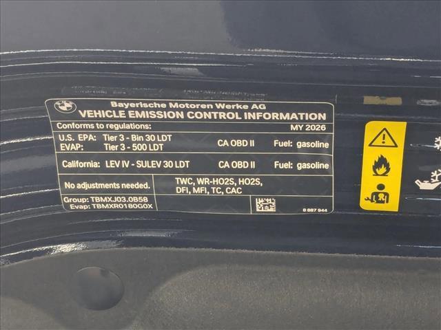 new 2026 BMW X7 car, priced at $97,635