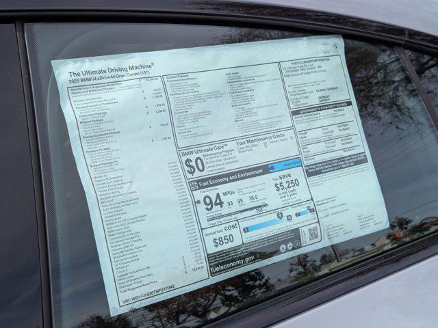 new 2025 BMW i4 Gran Coupe car, priced at $72,910