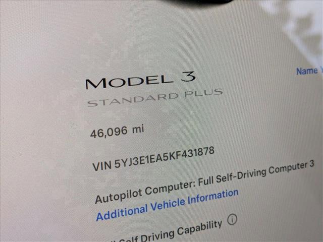 used 2019 Tesla Model 3 car, priced at $20,955