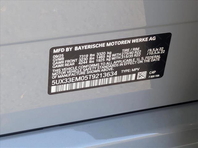 new 2026 BMW X7 car, priced at $126,800