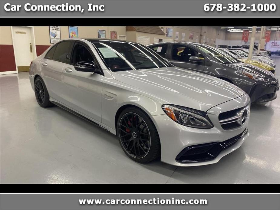 used 2017 Mercedes-Benz AMG C 63 car, priced at $43,500