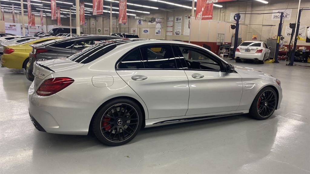 used 2017 Mercedes-Benz AMG C 63 car, priced at $43,500