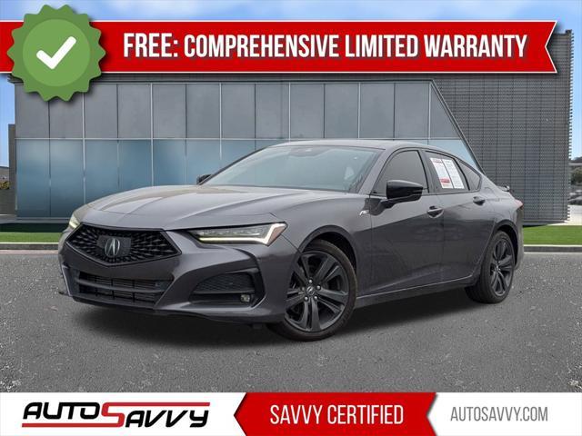 used 2021 Acura TLX car, priced at $26,200