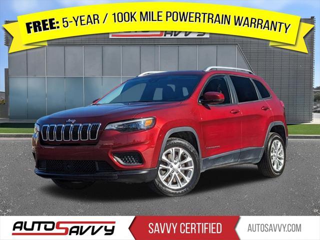 used 2021 Jeep Cherokee car, priced at $17,600