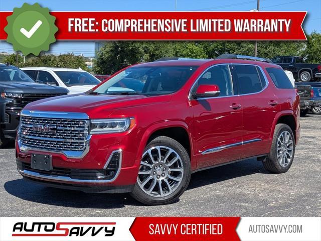 used 2022 GMC Acadia car, priced at $27,600