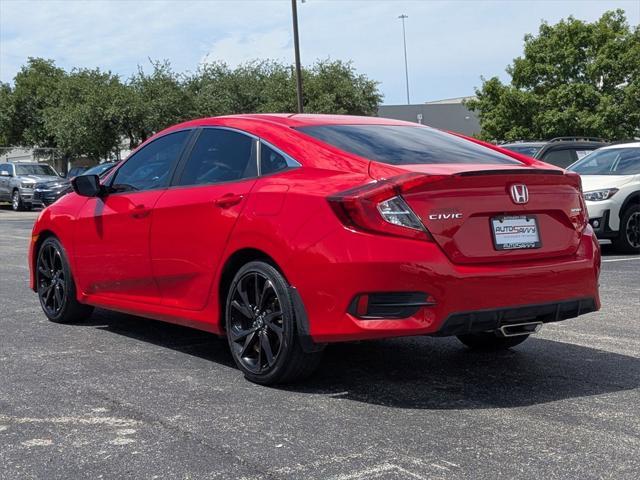 used 2021 Honda Civic car, priced at $17,600