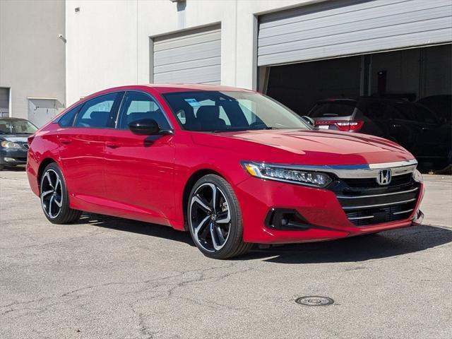 used 2021 Honda Accord car, priced at $21,700