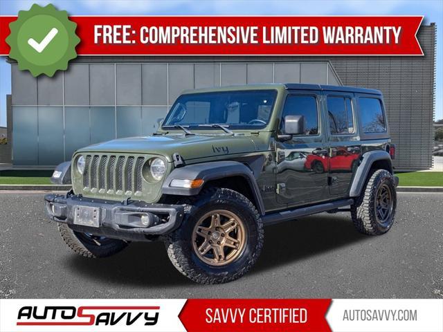 used 2021 Jeep Wrangler Unlimited car, priced at $24,700