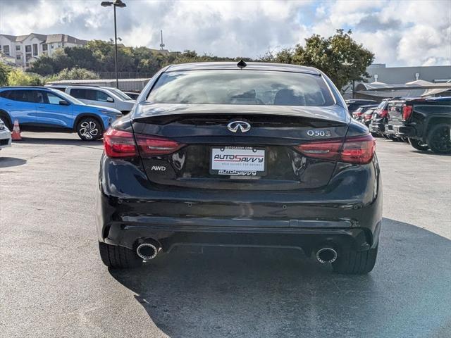 used 2023 INFINITI Q50 car, priced at $37,000